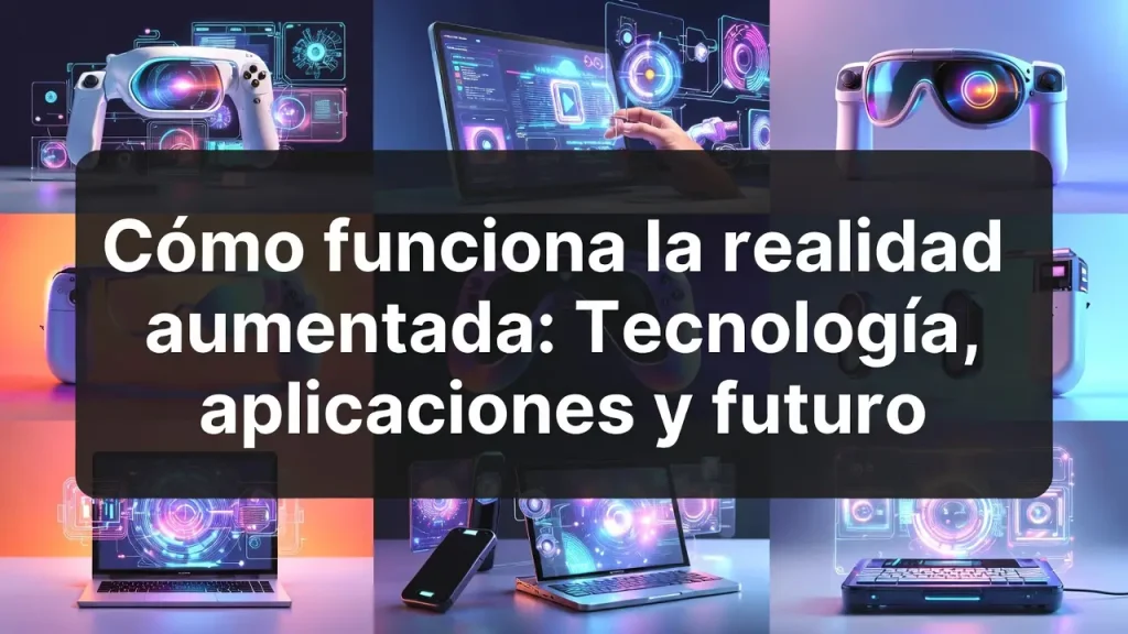 Cómo funciona la realidad aumentada: Tecnología, aplicaciones y futuro