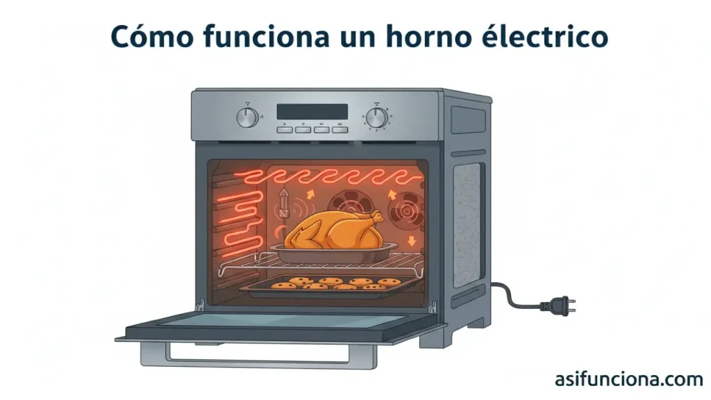 Cómo funciona un horno eléctrico