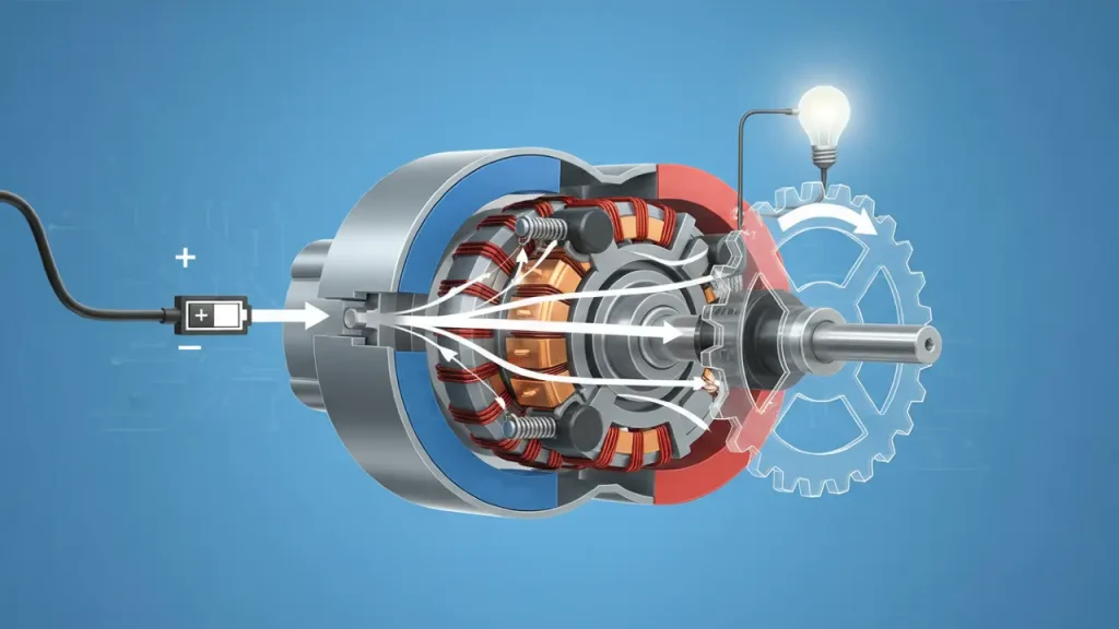 Cómo funciona un motor eléctrico