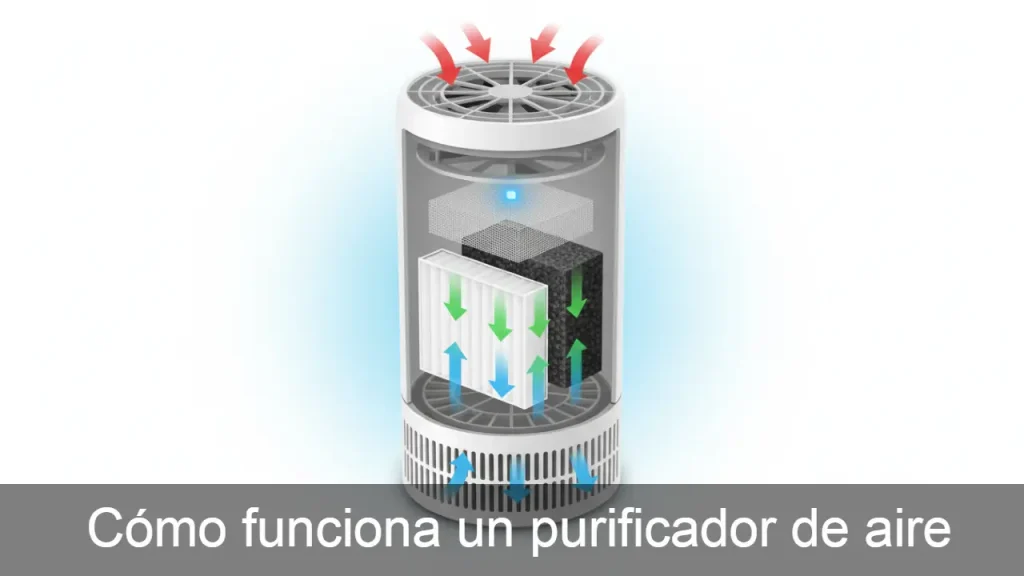 Cómo funciona un purificador de aire