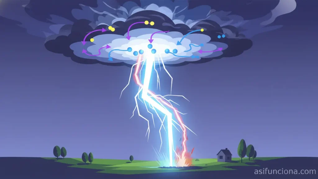 Cómo funciona un rayo