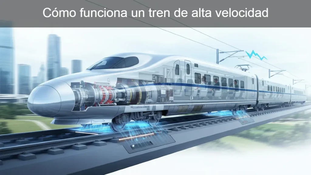 Cómo funciona un tren de alta velocidad