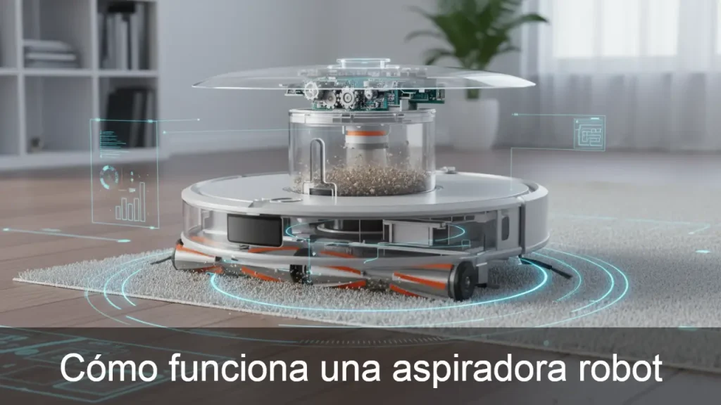 Cómo funciona una aspiradora robot