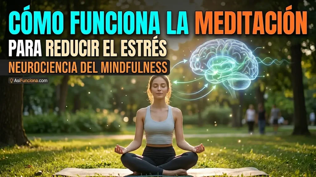 Cómo funciona la meditación para reducir el estrés (neurociencia del mindfulness)