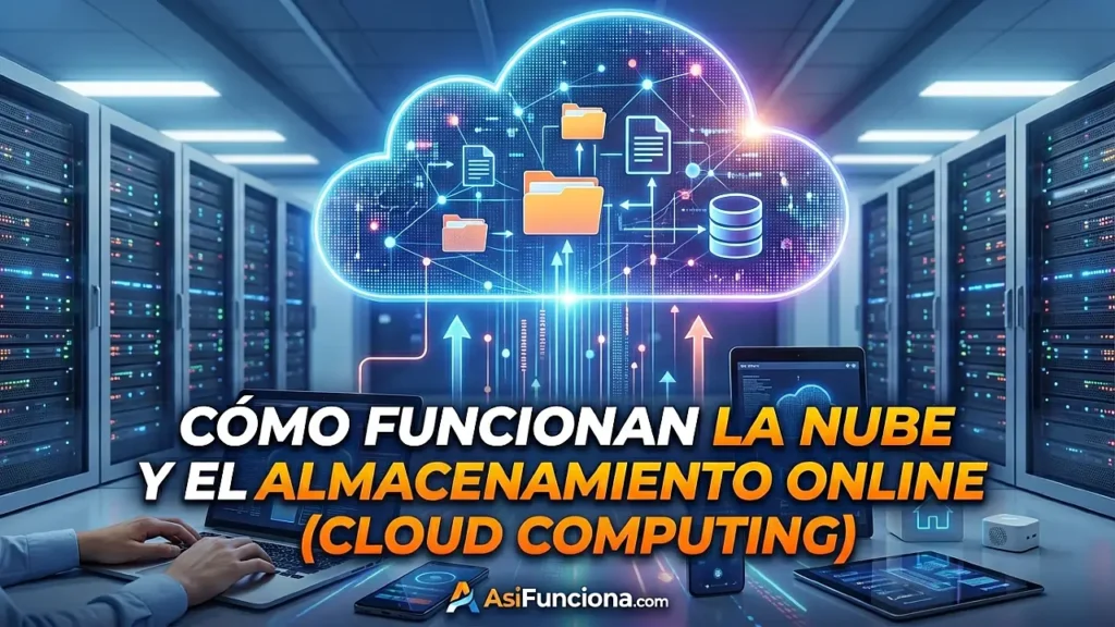 Cómo funciona la nube y almacenamiento online (Cloud computing)