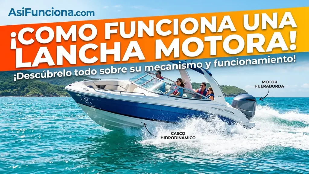 Cómo funciona un barco de motor