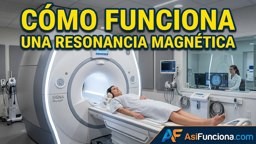 Cómo funciona una resonancia magnética (RM)